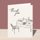 Search for table wedding thank you cards Black and white
