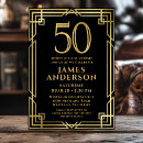 Search for black and gold birthday invitations Stylish
