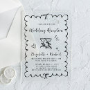 Search for trendy wedding invitations Hand drawn