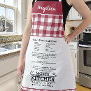 Search for twenty five aprons For her