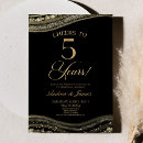 Search for 5th year anniversary Cheers to 5 years