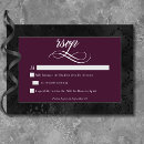 Search for halloween wedding rsvp cards Dark moody