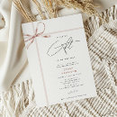 Search for ribbon invitations Minimal