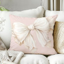 Search for pink bow cushions For her