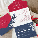 Search for american wedding invitations Red white and blue