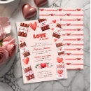Search for chocolate bridal shower invitations Love is sweet