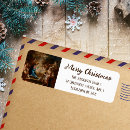 Search for religious return address labels Vintage