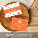 Search for wrapping business cards Floral