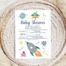 Search for space baby boy shower invitations Cute