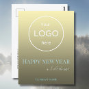 Search for your logo new years cards Elegant