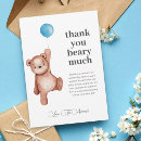 Search for bear thank you cards Boy