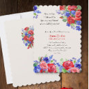 Search for red rose bridal shower invitations Bride