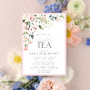 Search for tea with the bride to be bridal shower invitations Watercolor floral