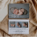 Search for modern birth announcement cards Photo birth annoucement