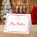 Search for red bow christmas cards Coquette