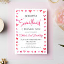 Search for sweetheart party invitations Our little sweetheart