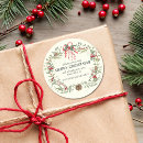 Search for elegant holly wreath stickers Berries