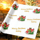 Search for christmas santa sleigh wrapping paper Modern