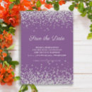 Search for purple silver save the dates Elegant