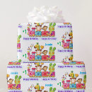 Search for train birthday wrapping paper Girl