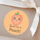 Search for funny peach stickers Cute