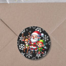 Search for kawaii santa stickers Cartoon