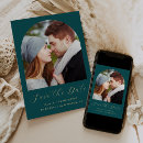 Search for teal blue save the dates Minimalist