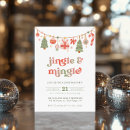 Search for eve christmas invitations Jingle and mingle