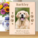 Search for dog picture frames Remembrance