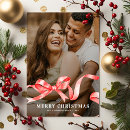 Search for red ribbon christmas cards Coquette