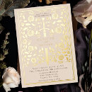 Search for gold and cream invitations Floral