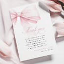 Search for girly baby shower cards Pink bow