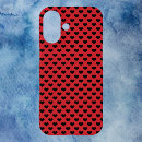 Search for black background iphone cases Red