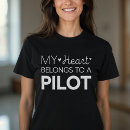 Search for pilot wife tshirts Aviation