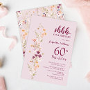 Search for spring 60th birthday invitations Feminine