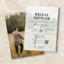 Search for photo bridal shower invitations Modern