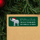 Search for cute santa claus return address labels Green