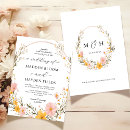 Search for abstract boho wedding invitations Dried