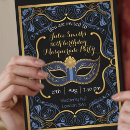 Search for soiree birthday invitations Masquerade
