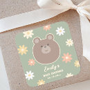 Search for baby boy teddy bear stickers Sage green