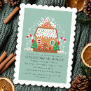 Search for gingerbread house decorating invitations Snow