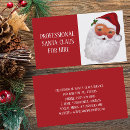 Search for santa claus business cards Vintage