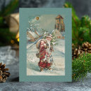 Search for old world christmas cards Vintage santa claus