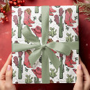 Search for western christmas wrapping paper Cowboy