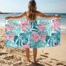 Search for monstera beach towels Tropical
