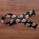 Search for halloween skeleton ribbon Black