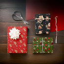 Search for black angel wrapping paper Red
