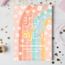 Search for rainbow flower invitations Girl