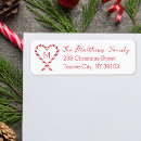 Search for candy hearts return address labels Xmas