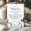 Search for arctic birthday invitations Blue